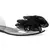 Bow on Top Jelly Flats in Black