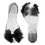 Bow on Top Jelly Flats in Black