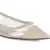 Cream Clear Detail Sling-back Flats