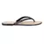 Beaded Strap Thong Flats in Black