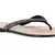 Beaded Strap Thong Flats in Black