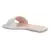 Silver Embellished Casual Slides in Nude