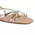 Flat Strappy Sandals in Gold