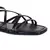 Flat Strappy Sandals in Black