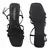 Flat Strappy Sandals in Black