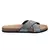 Embellished Slip-On Flat in Pewter