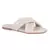 Beige Quilted Slip-On Flats