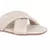 Beige Quilted Slip-On Flats