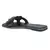 Silver Lining Woven Black Slip-On Flats