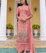 Pink digital print cotton salwar