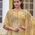 Yellow digital print cotton salwar