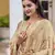 Beige digital print cotton salwar