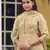 Beige digital print cotton salwar