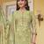 Green digital print cotton salwar