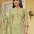 Green digital print cotton salwar