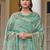 Green digital print cotton salwar