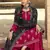 Pink jacquard jacquard salwar