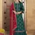 Teal jacquard jacquard salwar