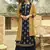 Navy blue jacquard jacquard salwar