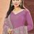 Pink diamond work georgette salwar