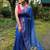 Fabulous Khadi Cotton Handloom Woven Kolka Border Striped Pallu With BP