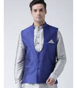 DEYANN blue Nehru Jacket