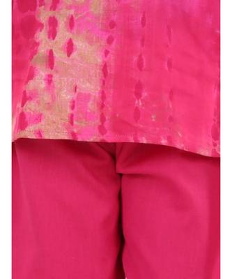 Ruffle Sleeve Top with Pant- Pink 3