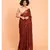 Suta Maroon Gold-Toned Embellished Pure Cotton Saree