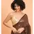 Suta Brown  Gold-Toned Embellished Pure Cotton Saree