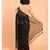Suta Black  Gold-Toned Embellished Pure Cotton Saree
