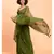 Suta Women Olive Green Embellished Pure Cotton  Saree