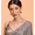 Suta Women Grey Embellished Pure Cotton Saree