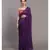 Suta Purple  Gold-Toned Embellished Pure Cotton Saree