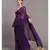 Suta Purple  Gold-Toned Embellished Pure Cotton Saree