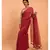 Suta Red & Gold Stripes Woven Zari Pure Cotton Handloom Saree