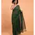 Suta Green & Gold Stripes Woven Zari Pure Cotton Handloom Saree