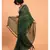 Suta Green & Gold Stripes Woven Zari Pure Cotton Handloom Saree