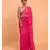Suta Pink & Gold Stripes Woven Zari Pure Cotton Handloom  Saree