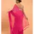 Suta Pink & Gold Stripes Woven Zari Pure Cotton Handloom  Saree