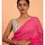 Suta Pink & Gold Stripes Woven Zari Pure Cotton Handloom  Saree