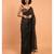 Suta Black & Gold-Toned Stripes Woven Zari Pure Cotton Handloom Saree