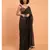 Suta Black & Gold-Toned Stripes Woven Zari Pure Cotton Handloom Saree