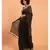 Suta Black & Gold-Toned Stripes Woven Zari Pure Cotton Handloom Saree