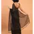 Suta Black & Gold-Toned Stripes Woven Zari Pure Cotton Handloom Saree