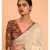 Suta Off White Zari Stripes Pure Cotton Handloom Saree