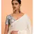 Suta White Zari Stripes Woven Pure Cotton Handloom Saree