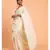 Suta White Zari Stripes Woven Pure Cotton Handloom Saree