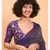 Suta Blue & Gold Stripes Woven Zari Pure Handloom Cotton Saree