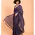 Suta Blue & Gold Stripes Woven Zari Pure Handloom Cotton Saree