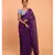 Suta Purple Embellished Sequinned Pure Cotton Saree